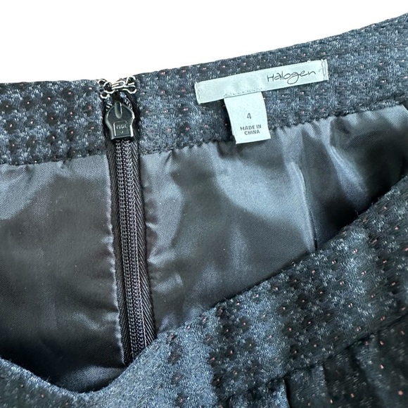 Halogen Gray Check Mini Skater Skirt, size 4 - Picture 6 of 10